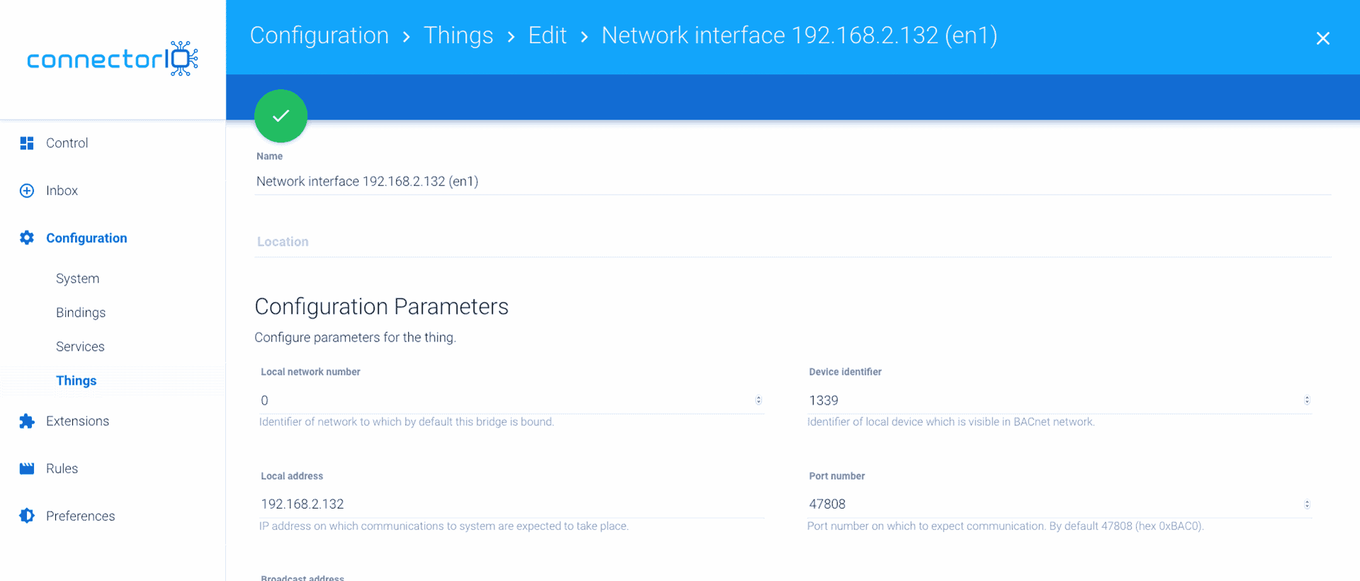 Connectorio device management Connectorio device management