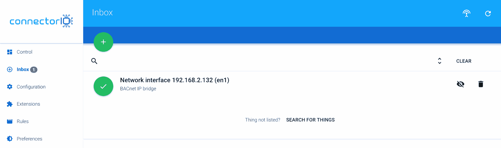 Connectorio Inbox functionality Connectorio Inbox functionality